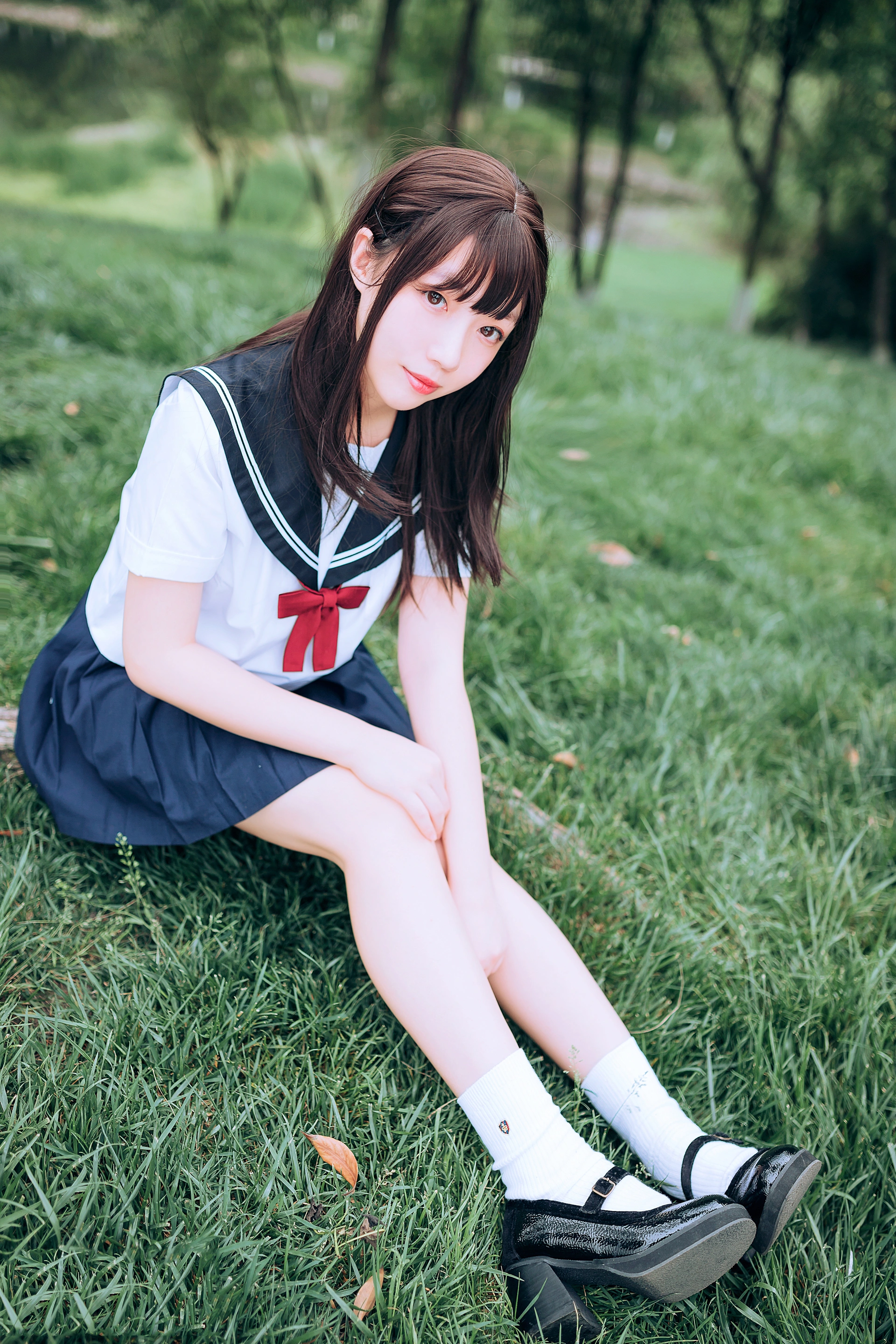 喵糖映画 - VOL.446 绿意JK 1